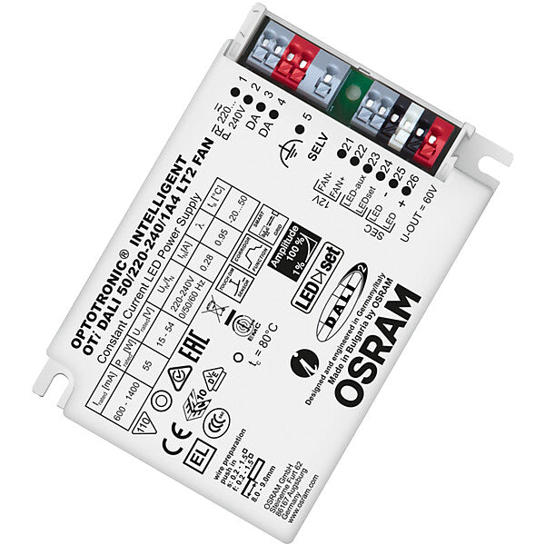 OSRAM BETRIEBSGERÄTE LED-Konverter 600...1400mA, 50W OTiDALI502202401A4LT